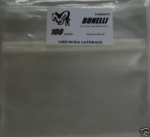 BONELLI con CHIUSURA LATERALE  - WR BUSTE pacco da 100 - Scegli il meglio !