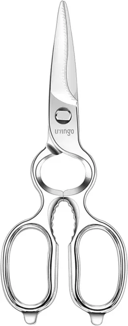 Kitchen Forged Shears Heavy Duty Come Apart Ultra Sharp Multi-Function Stainless