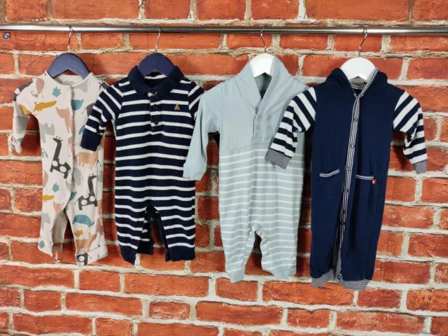 Baby Boys Bundle Age 3-6 Months Next Gap Etc Babygro Romper Set Polo Collar 68Cm