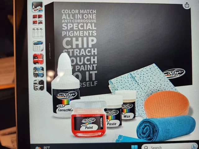 Cadillac Escalade Black WA 8555 Touch Up Paint Black Onyx.