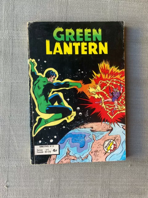 Green Lantern Arédit Comics Pocket N°22 1978 En État Correct