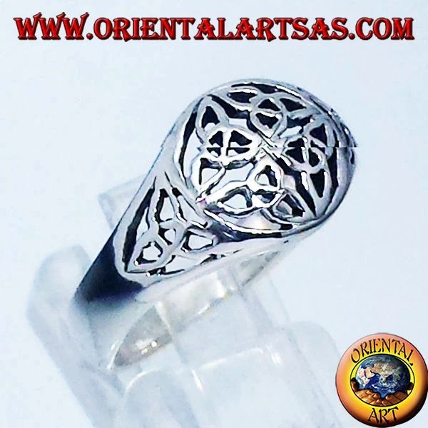 Anello Testa Di Lupo Celtico In Argento 925 - Gioiello Norreno - Foto 4