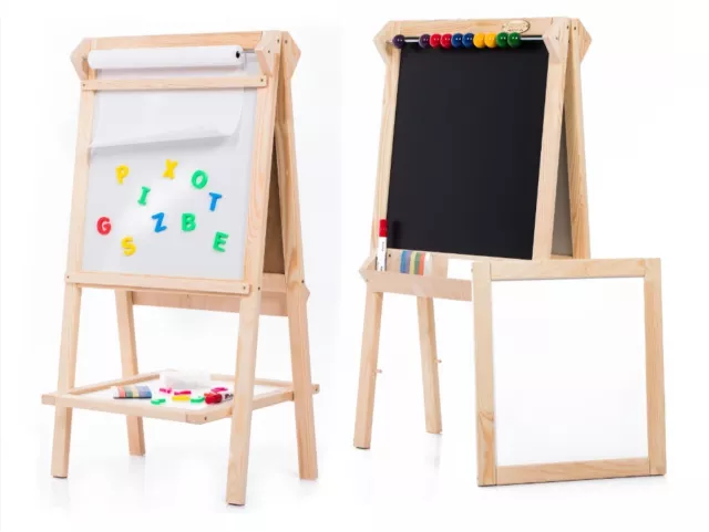 4 in 1 MAGNETTAFEL KREIDETAFEL Kindertafel Standtafel Schreibtafel Maltafel ALA 2