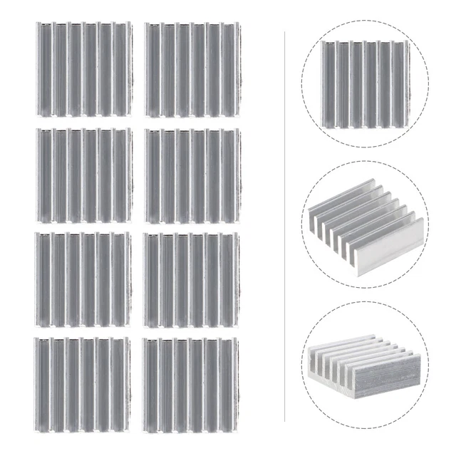 Chip di raffreddamento computer dissipatore di calore alluminio PC elettronico ad alta potenza