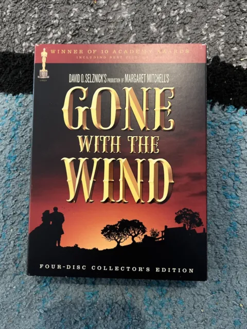 Gone With the Wind Collector's Edition DVD 2004 4-Disc Set +Souvenir Booklet OOP