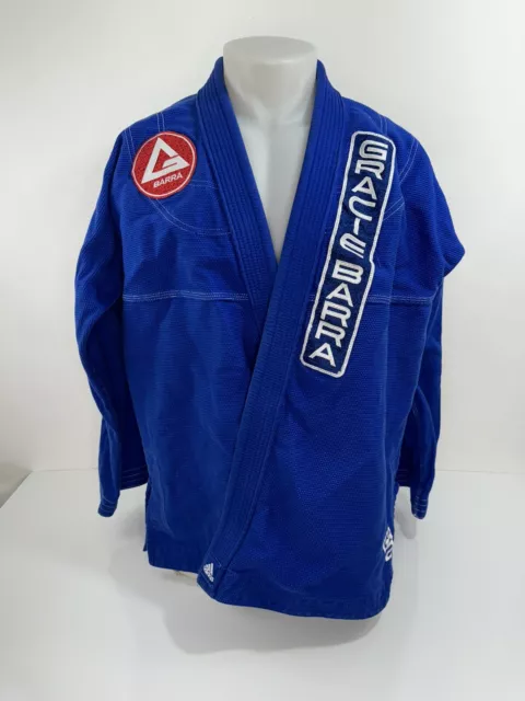 GRACIE BARRA / ADIDAS Stitched MMA Jiu Jitsu Mens A3 Gi