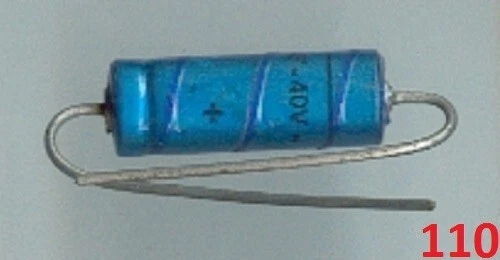 Lot De 4 Condensateurs Chimiques 6,8 µF 40v Axial – DELCON – Neufs (NOS)