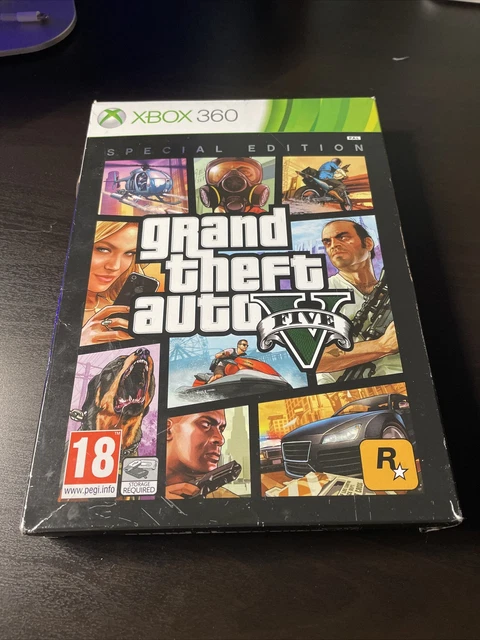 Grand Theft Auto V Edition Spéciale Steelbook - Xbox 360 - PAL FR - Complet