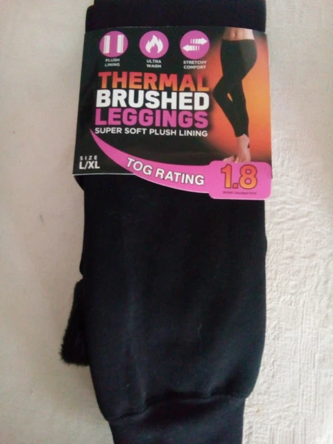 THERMAL BRUSHED LEGGINGS - New- Size L/XL Tog rating 1.8 £2.90