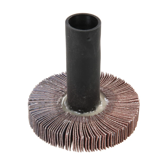 15mm 120 Grit Round Sanding Flap Wheel Electric Barrell Drum Sanders Polishing
