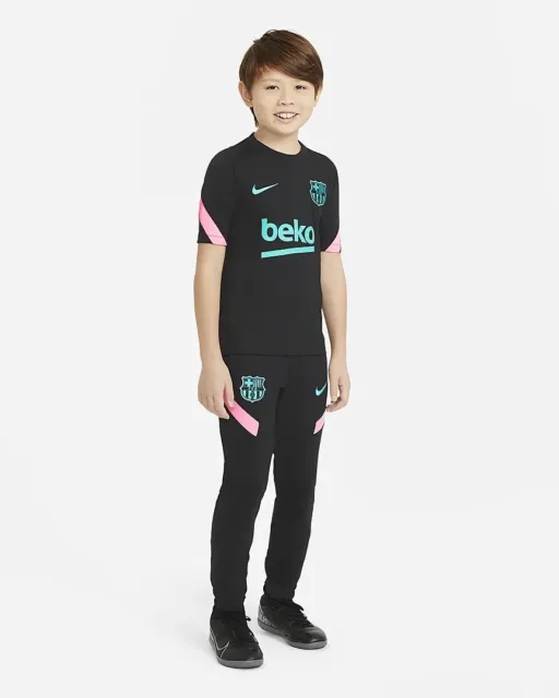 Nike Youth Barcelona F.C. Pantaloni e top da calcio a maglia - età 10-11 - nuovi