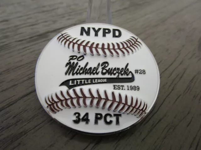 NYPD 34th Precinct Little League 2016 Season Challenge Coin #410J