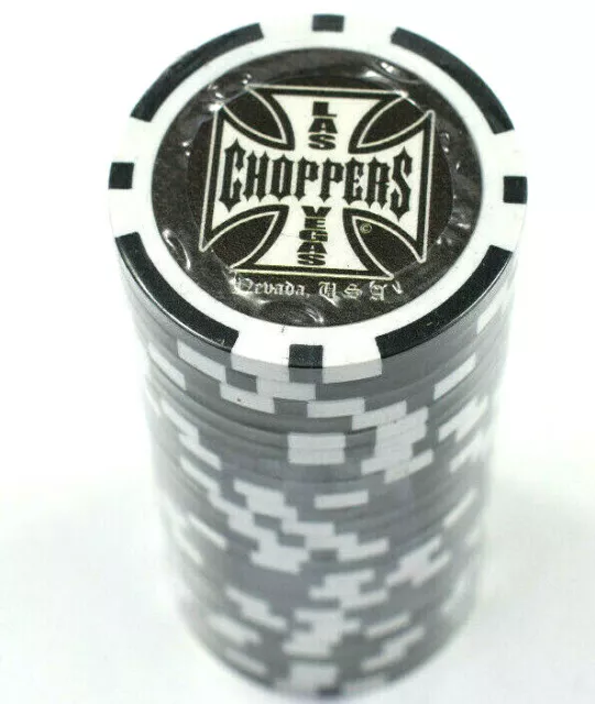 New Lot of 25 Las Vegas Choppers Poker Chips