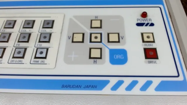Barudan Embroidery machine Super Beat  control console
