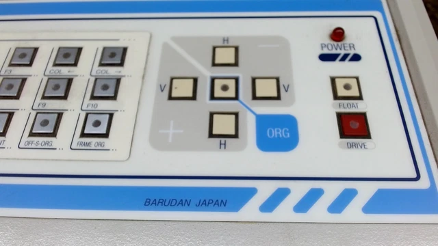 Barudan Embroidery machine Super Beat  control console