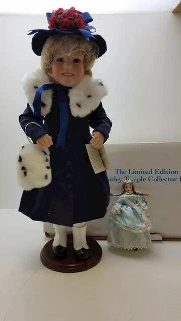 Danbury Mint Limited Edition Shirley Temple Collector Doll 18"