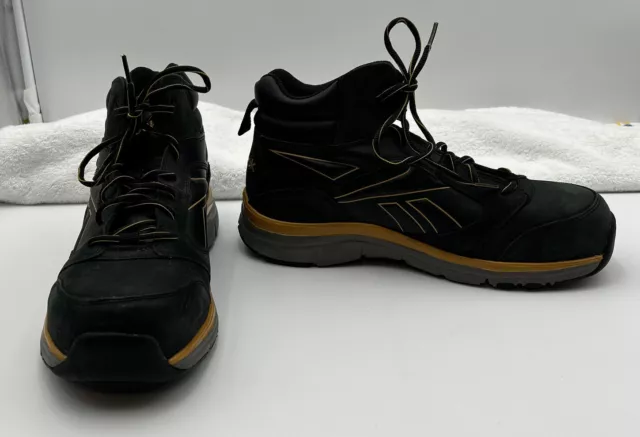 Reebok Mens Size 9.5 Tarade RB4305 Composite Toe Leather Work Boots EH VGUC