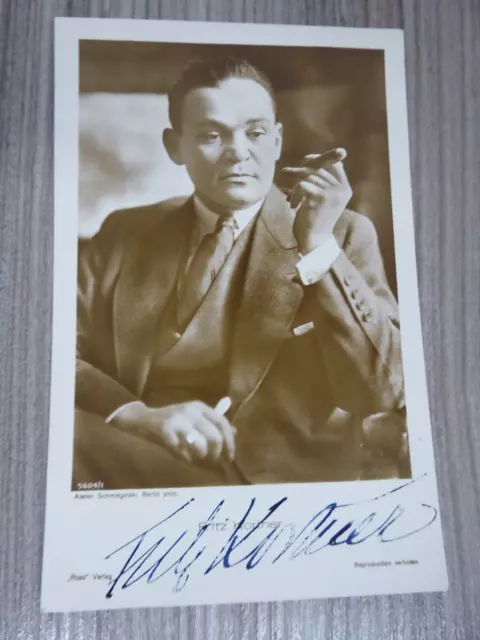 Fritz Kortner,Autogramm/Autograph,Film,Kino,Schauspiel,signiert,Ross /FFV