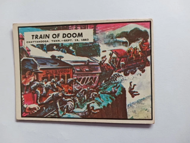 A&BC AMERICAN CIVIL war bubble gum trading cards No 53 1966 £2.00 ...