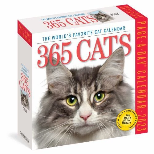 365 CATS KITTY Kittens PageADay Calendar 2023 (Calendar) 14.99