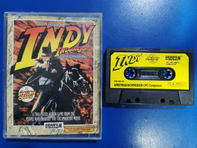 Indy Indiana Jones and the Last Crusade - Vitrine Box Amstrad - CPC 464
