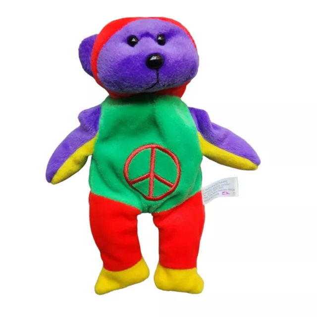 Peace bear beanie baby worth cheap