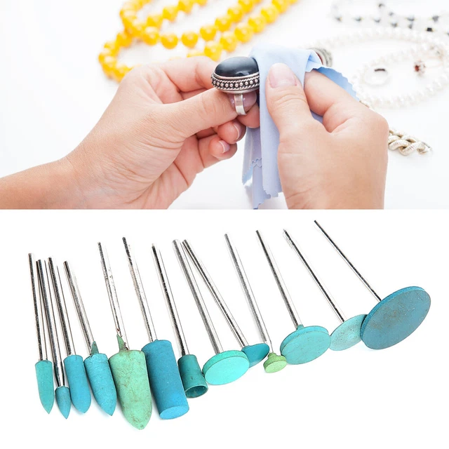Rubber Wheels With 13 Pieces Of Polishing Tool Plastic Grinding Head Practical