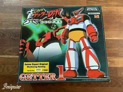 AOSHIMA AOSHIMA SG-13 GETTER 1 CHOGOKIN ANIME EXPORT ORIGINAL WEATHERING PAINTING ... 