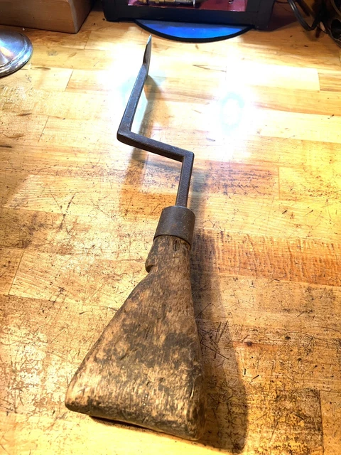 Antique Hand Forged Iron Blacksmith / Farrier Tool Butteris Hoof