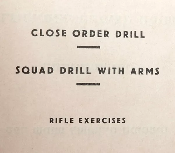 1937 Lee Enfield Rifle Exercises Squad Drill With Arms British Palestine Manual 3