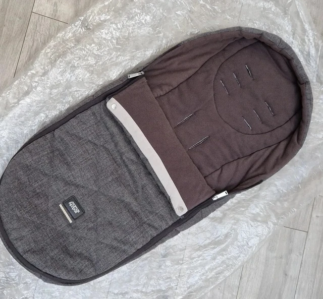 Mamas & Papas Pram OCARRO Cosy Toes Footmuff Flip xt2 XT3 Chestnut tweed Brown .