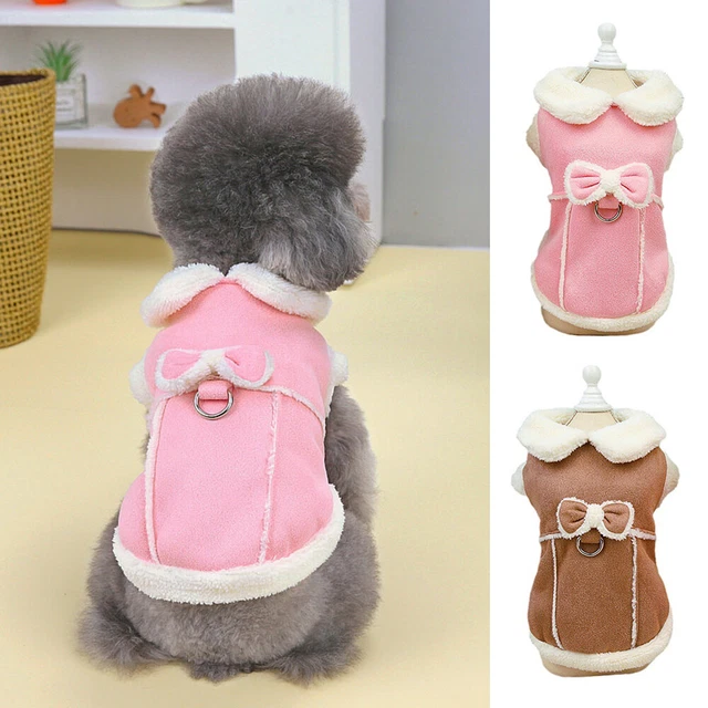 Puppy Cotton Winter Warm Jacket Pet Dogs Clothes for Small Medium Dogs Cats Soft 3
