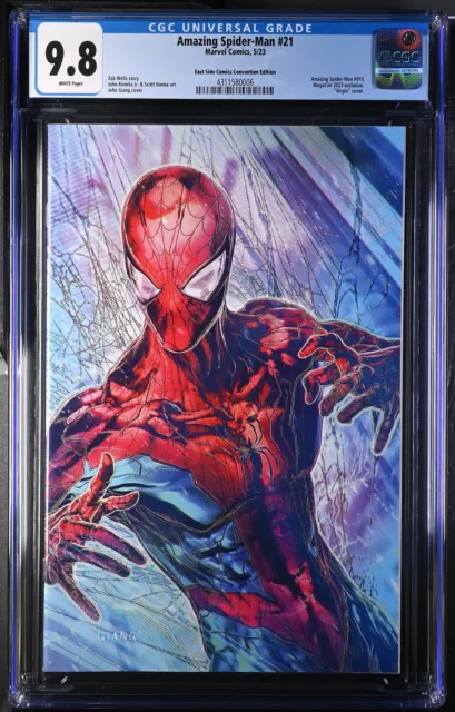 Amazing Spider-Man #21 John Giang Virgin Variant CGC 9.8 Megacon Exclusive