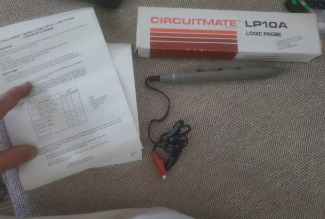 Circuitmate Logic Probe LP10A Beckman Industrial Corp Complete In Box Free Ship