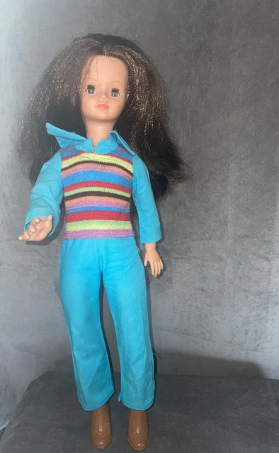 POUR POUPÉE CATHIE Bella :robe tenue de présentation 1970 EUR 60,00 - FR