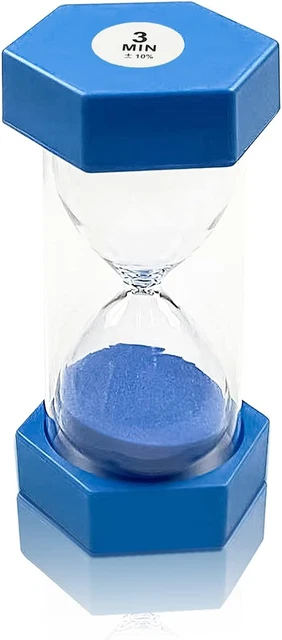 Set 6 Clessidre Colorate 1-30 Minuti | Timer In Sabbia Per Bambini Giochi Cucina Ufficio - 3