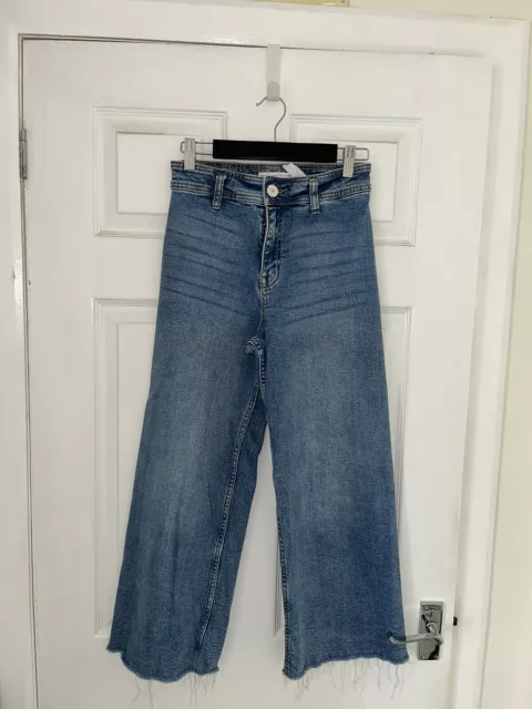 Girls Zara Jeans Age 11-12 Adjustable Waist