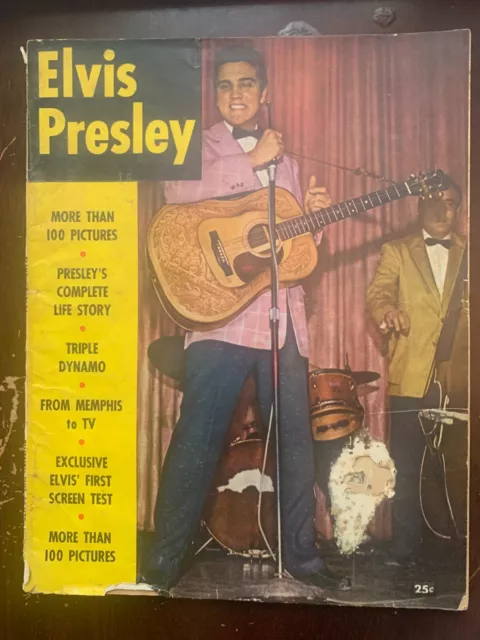 1956 ELVIS PRESLEY- Complete Life Story Photoplay Special Magazine