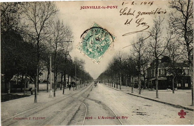 CPA AK JOINVILLE-le-PONT 1016 L'Avenue de Bry (671946)