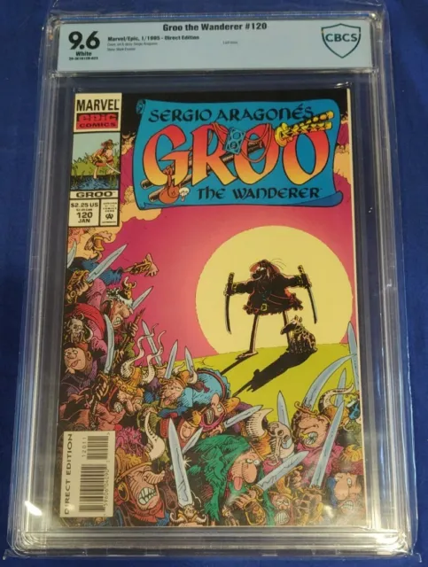 Groo the Wanderer #120 CBCS 9.6  last issue Aragones final Epic Marvel not cgc