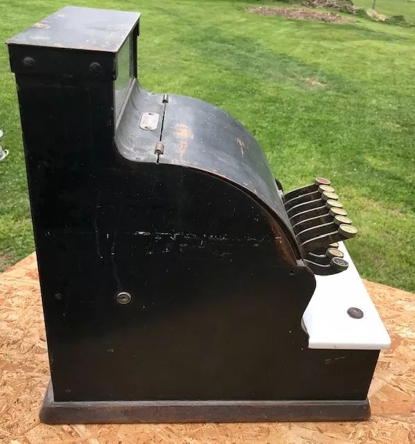Antique Brass Cash Register Model 711 National Cash Register