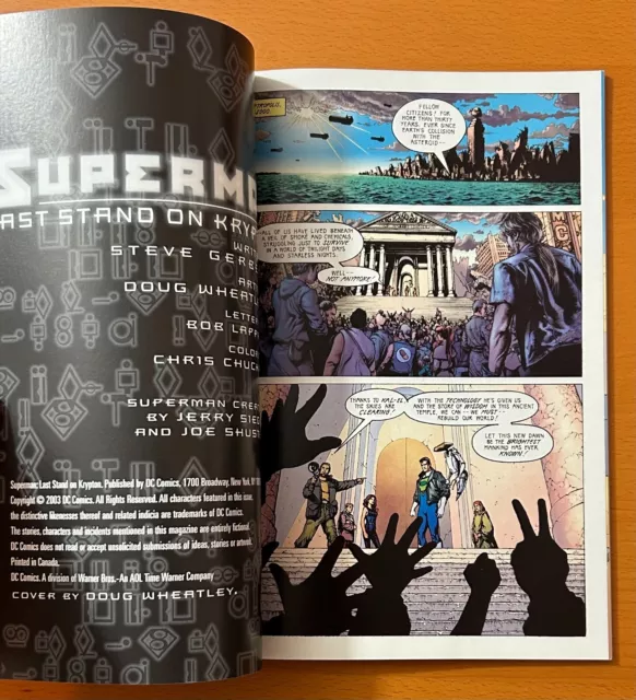 Superman Last stand on Krypton #1 prestige one shot (DC 2003) NM comic 3