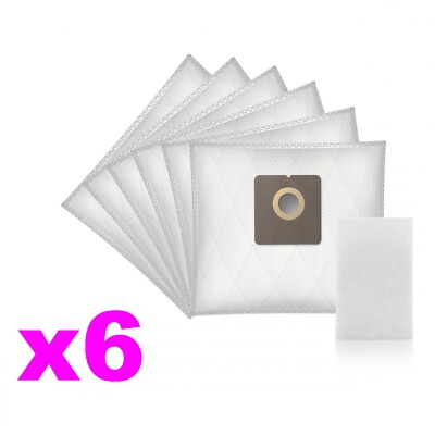 8 Sacchetto per aspirapolvere per Clatronic CTC BS 1264 bs1264-Made in Germany 