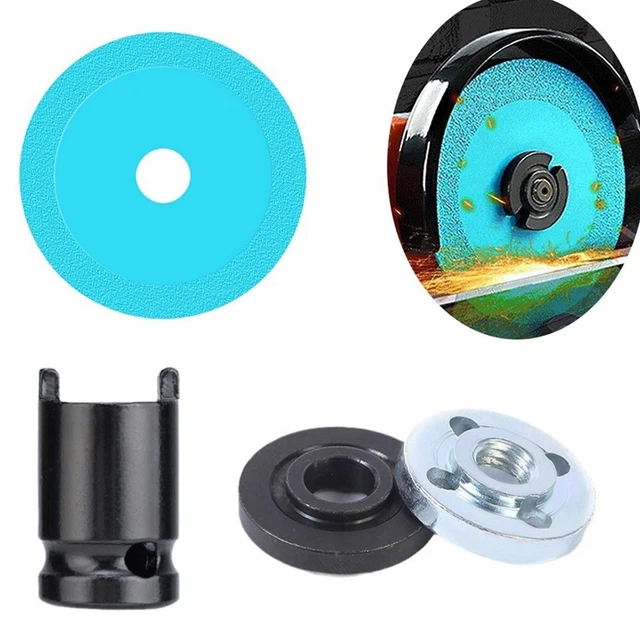 Vetro Disco da Taglio Grinding Wheel Set Con Adattatore Smerigliatrice Platen