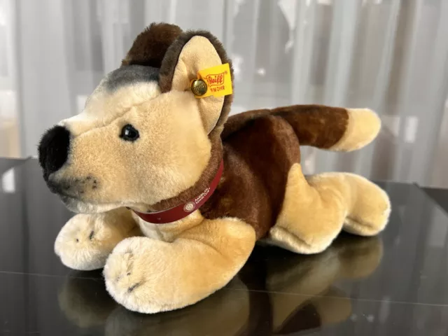 Steiff Animal 668166 Dog 16 x 26 Cm. Top Condition