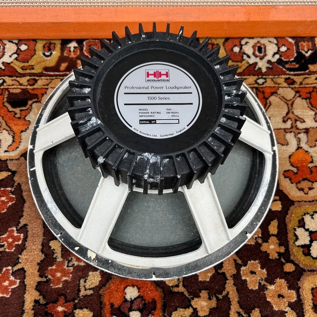Vintage 1980er HH 1500 Serie 1500B 200w 8 Ohm 15" Lautsprecher Treiber