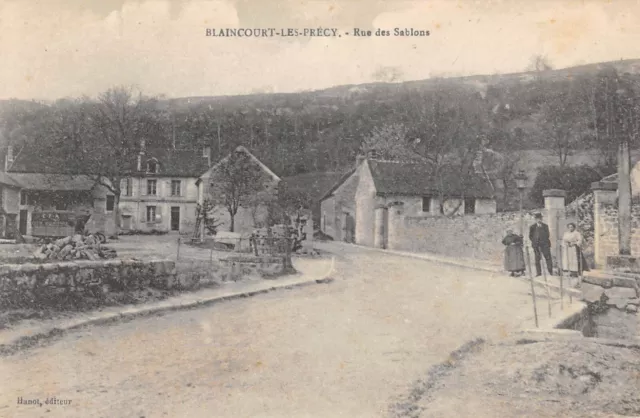 Cpa 60 Blaincourt Les Precy / Rue Des Sablons