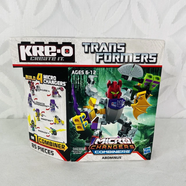 Transformers Kre-o Kreo Micro Changers Combiners Decepticon Abominus