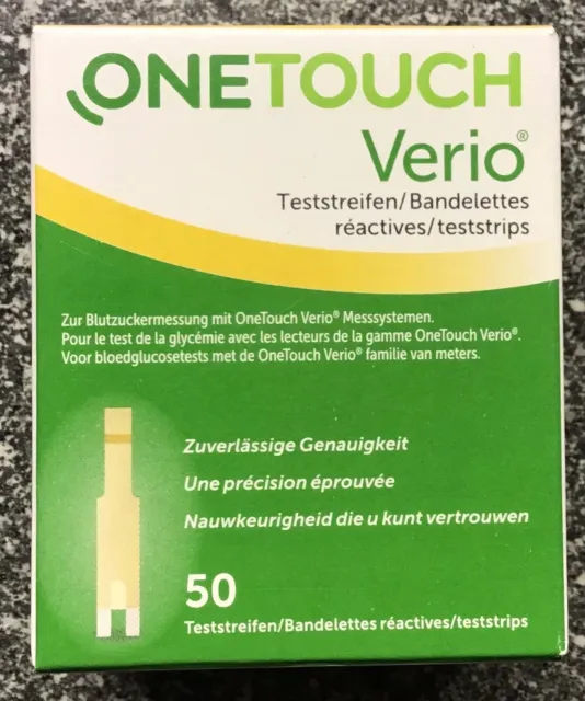 One Touch Verio Teststreifen Blutzucker Neu&Ovp 50 Stück Mhd 1/2025 Packstation