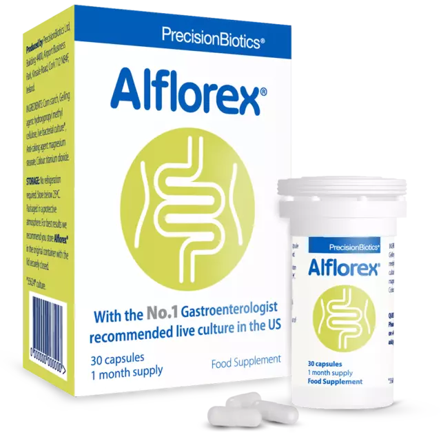 Alflorex Precison Biotics Food Supplement, 30 Capsules - (5392000067417)